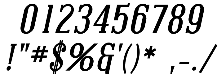 SF Covington SC Bold Italic Font OTHER CHARS