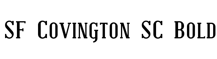 SF Covington SC Bold Font