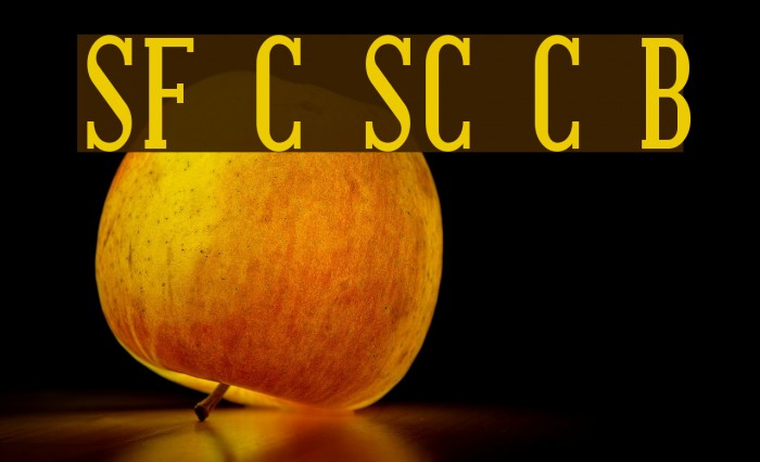 SF Covington SC Cond Bold Font examples