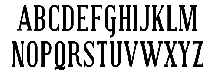 SF Covington SC Cond Bold Font LOWERCASE