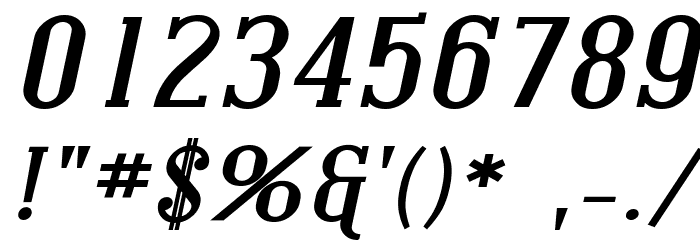 SF Covington SC Exp Bold Italic Font OTHER CHARS