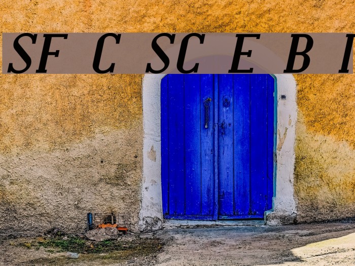 SF Covington SC Exp Bold Italic Font examples