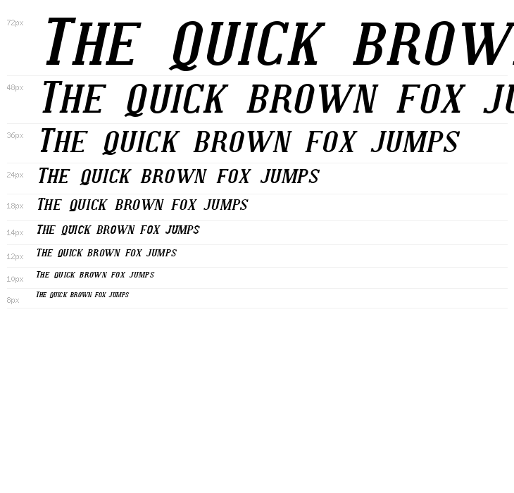 SF Covington SC Exp Bold Italic Waterfall