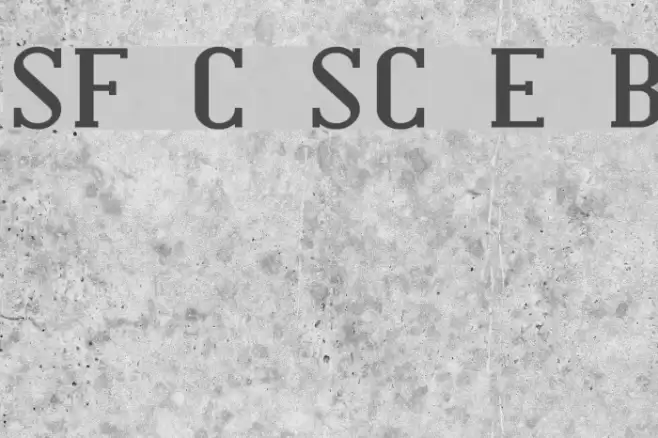 SF Covington SC Exp Bold Font examples