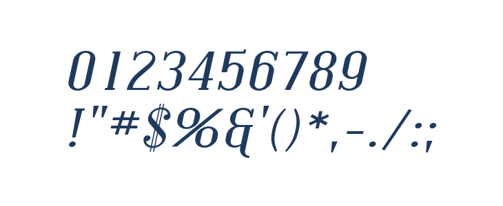 SF Covington SC Exp Italic Other Characters