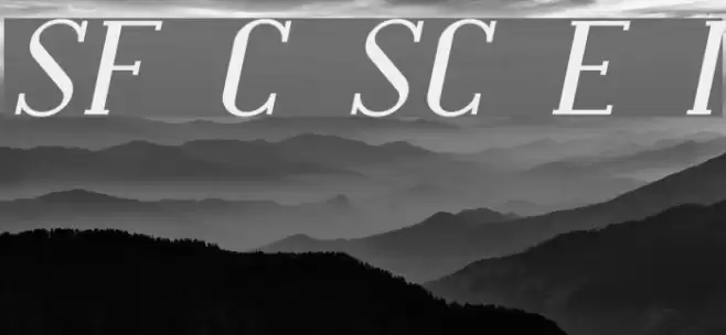 SF Covington SC Exp Italic Font examples