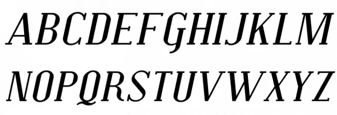 SF Covington SC Exp Italic Schriftart Kleinbuchstaben