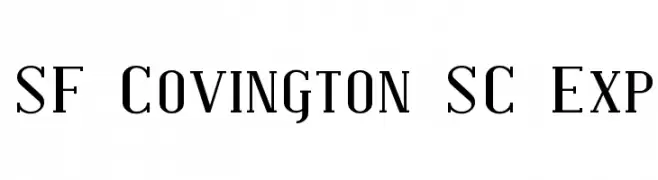 SF Covington SC Exp  Descarca Fonturi Gratis