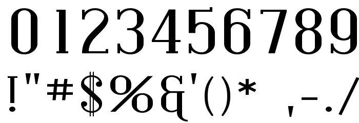 SF Covington SC Exp Font OTHER CHARS