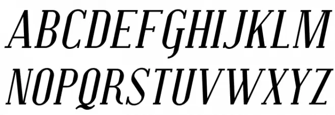 SF Covington SC Italic Polices MAJUSCULES