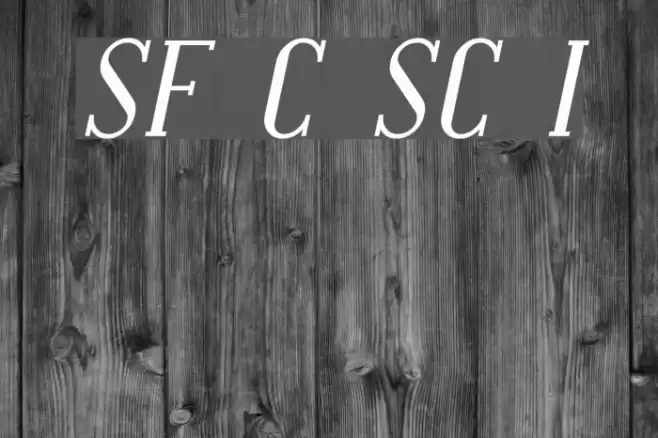 SF Covington SC Italic Font examples