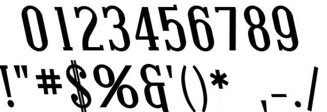 SF Covington SC Rev Bold Italic Font OTHER CHARS