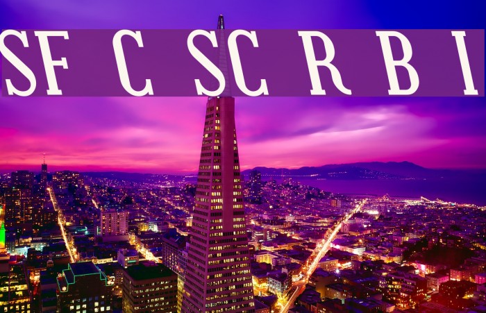 SF Covington SC Rev Bold Italic Example 2