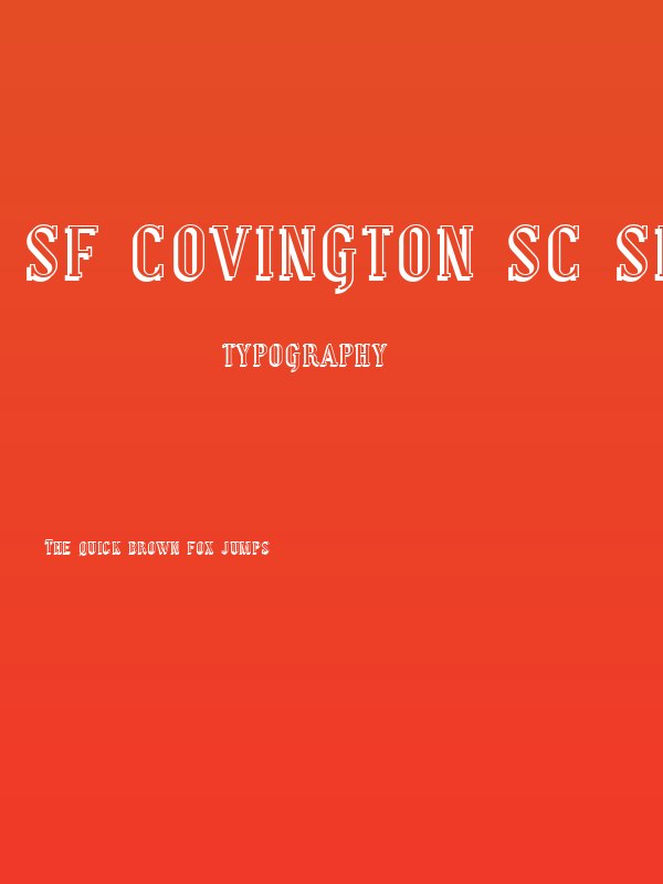 SF Covington SC Shadow Poster