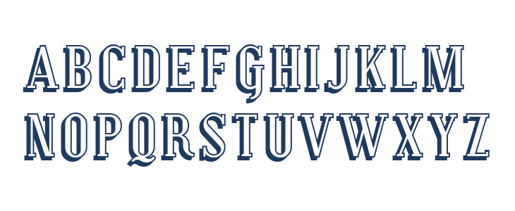 SF Covington SC Shadow Lowercase