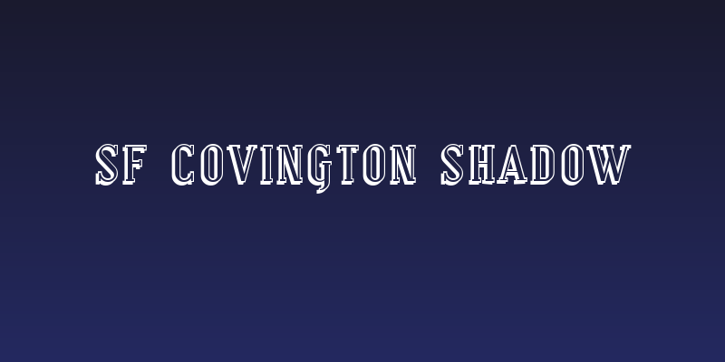 SF Covington Shadow Social Header