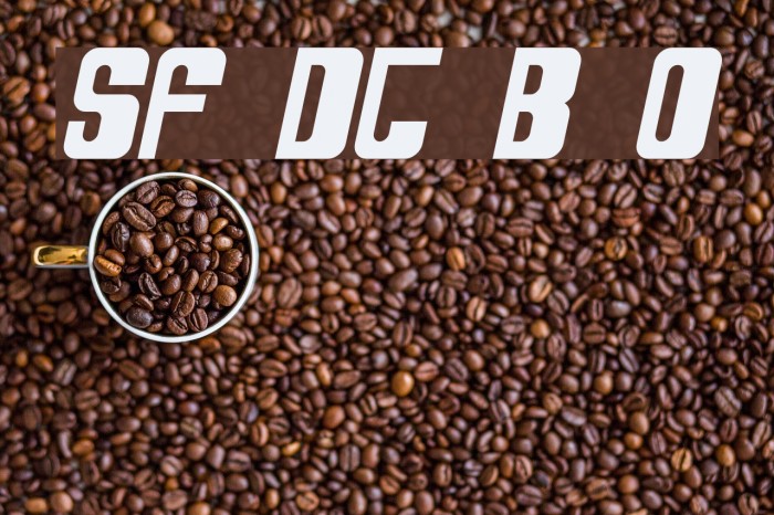 SF DecoTechno Bold Oblique フォント examples