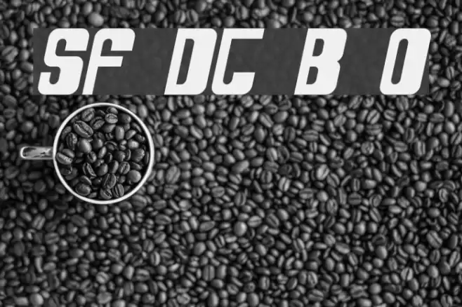 SF DecoTechno Bold Oblique Font examples