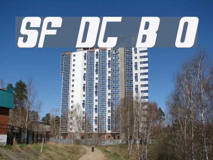 SF DecoTechno Bold Oblique フォント examples