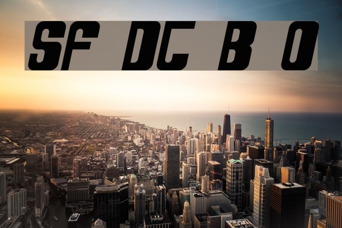 SF DecoTechno Bold Oblique フォント examples
