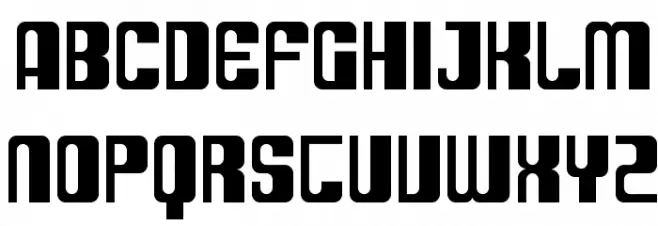 SF DecoTechno Schriftart Groß