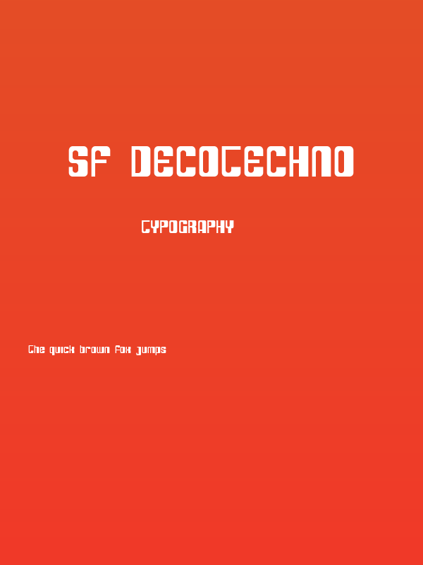 SF DecoTechno Poster