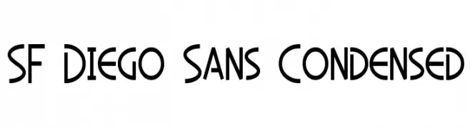 SF Diego Sans Condensed  नि: शुल्क फ़ॉन्ट्स डाउनलोड