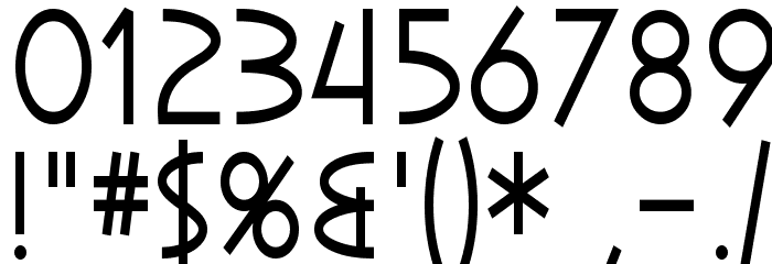 SF Diego Sans Condensed Шрифта ДРУГИЕ символов