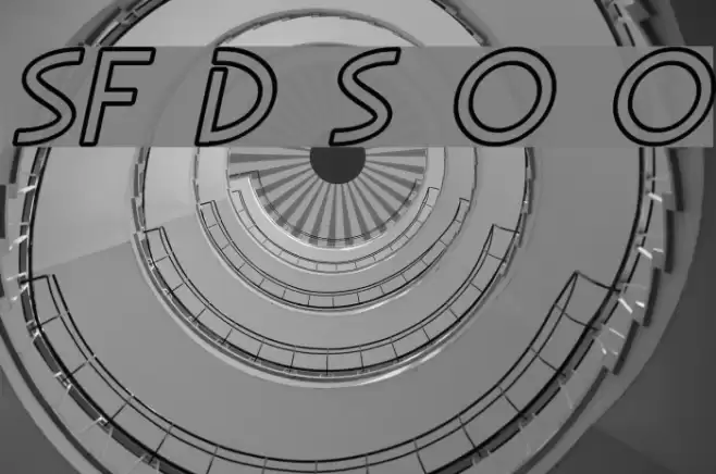 SF Diego Sans Outline Oblique Polices examples