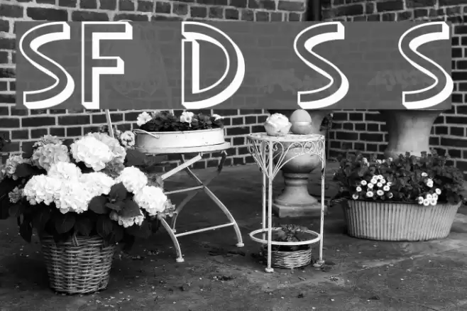 SF Diego Sans Shaded Font examples