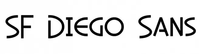 SF Diego Sans  Frei Schriftart Herunterladen