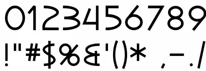 SF Diego Sans Font OTHER CHARS