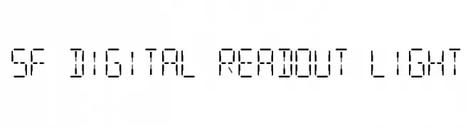 SF Digital Readout Light  لخطوط تنزيل