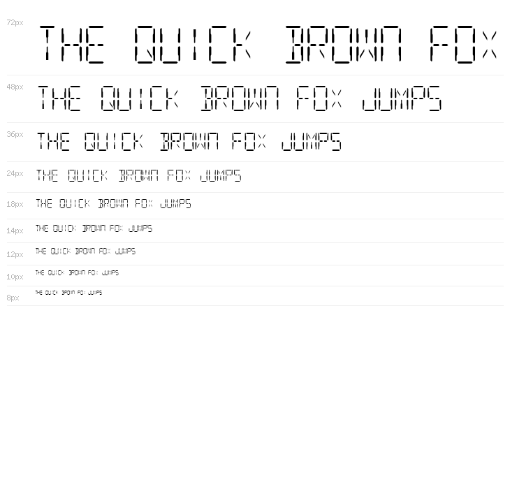 SF Digital Readout Light Waterfall