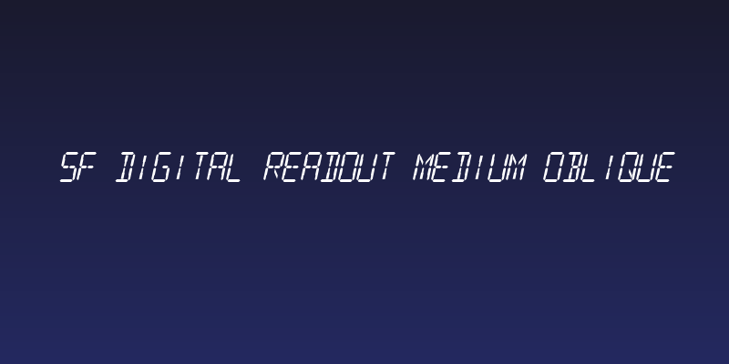SF Digital Readout Medium Oblique Social Header