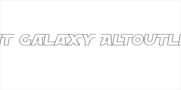 SF Distant Galaxy AltOutline Italic Logo