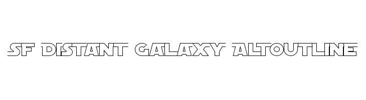 SF Distant Galaxy AltOutline  لخطوط تنزيل