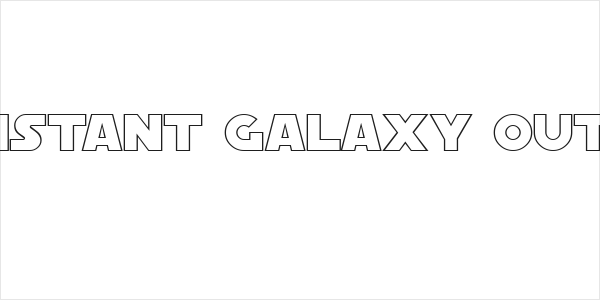 SF Distant Galaxy Outline Logo