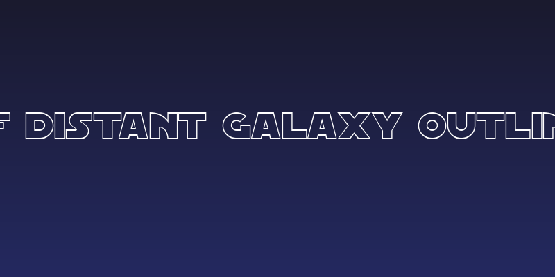 SF Distant Galaxy Outline Social Header