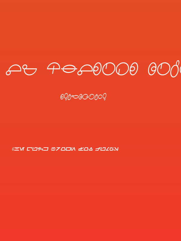 SF Distant Galaxy Symbols Italic Poster