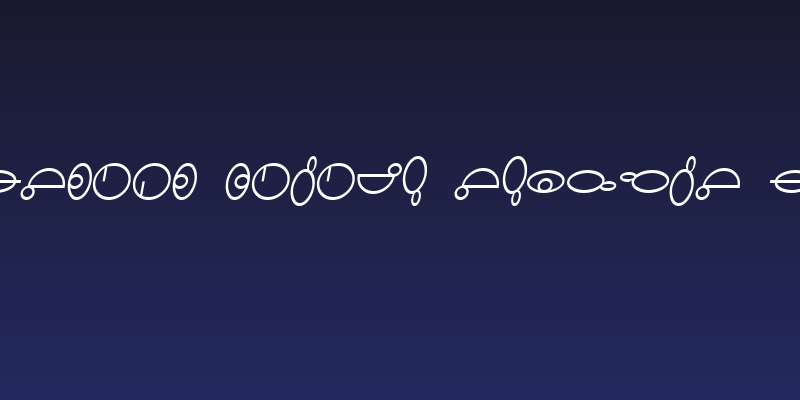 SF Distant Galaxy Symbols Italic Social Header