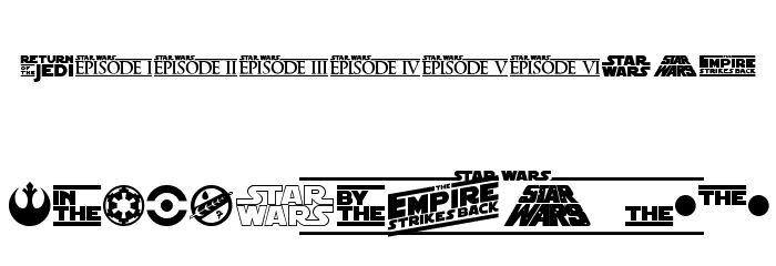 SF Distant Galaxy Symbols Font OTHER CHARS