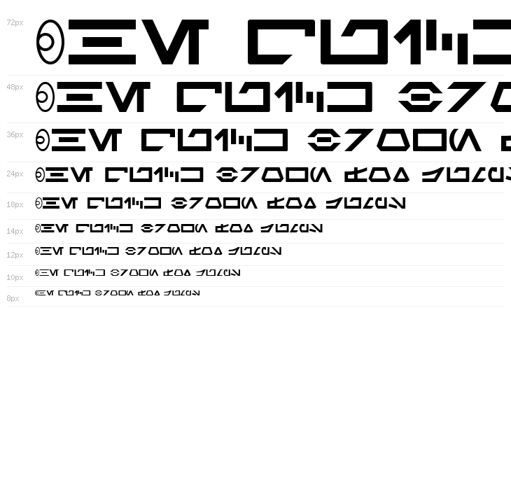 SF Distant Galaxy Symbols Waterfall