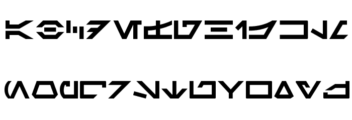 SF Distant Galaxy Symbols Font LOWERCASE