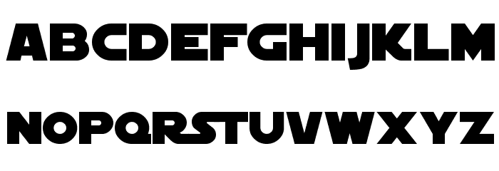 SF Distant Galaxy Font LOWERCASE