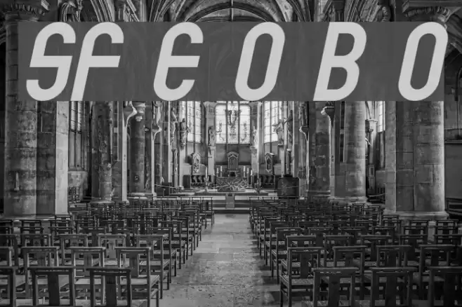 SF Eccentric Opus Bold Oblique Font examples