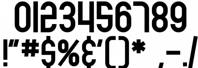 SF Eccentric Opus Bold Font OTHER CHARS