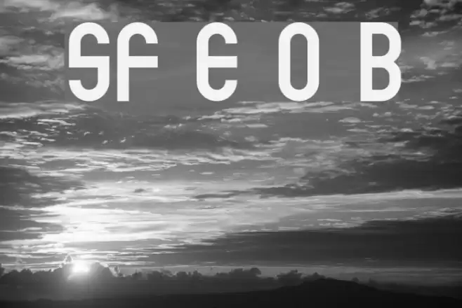 SF Eccentric Opus Bold Font examples