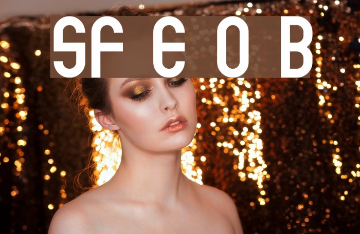 SF Eccentric Opus Bold Font examples