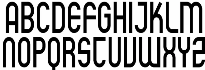 SF Eccentric Opus Condensed خط أحرف كبيرة